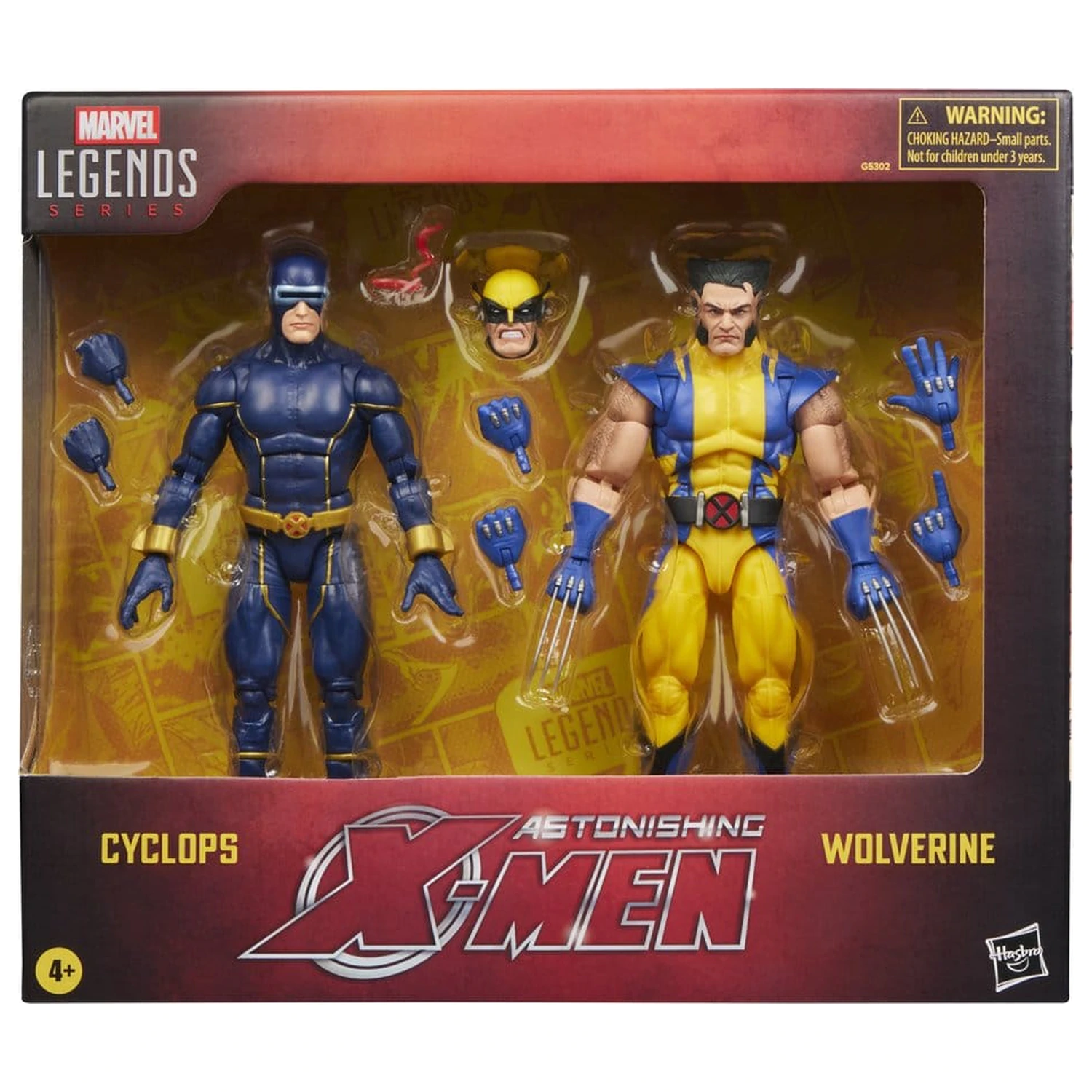 Astonishing X-Men Marvel Legends Actionfiguren 2er-Pack Cyclops & Wolverine 15 cm Produktfoto