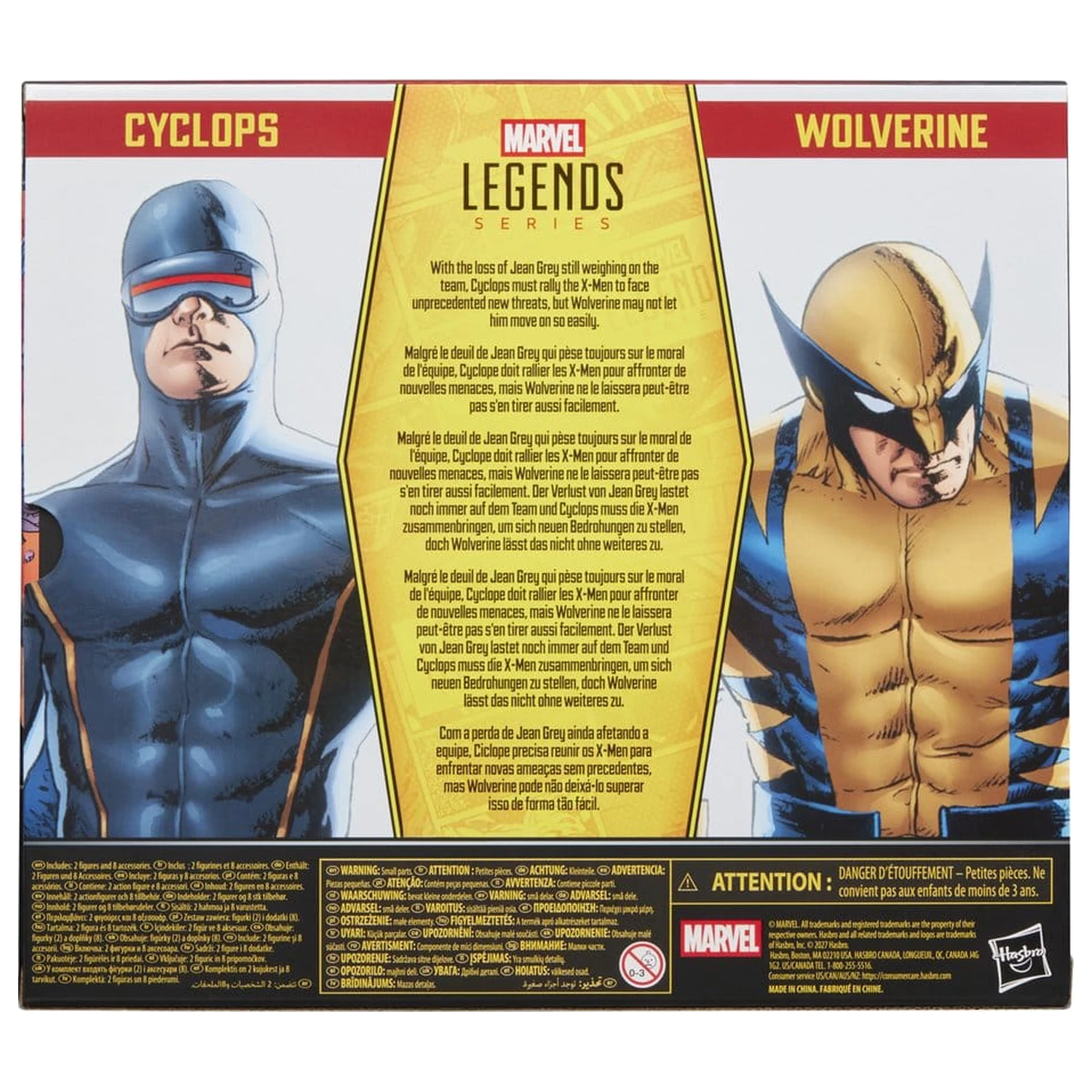 Astonishing X-Men Marvel Legends Actionfiguren 2er-Pack Cyclops & Wolverine 15 cm Produktfoto