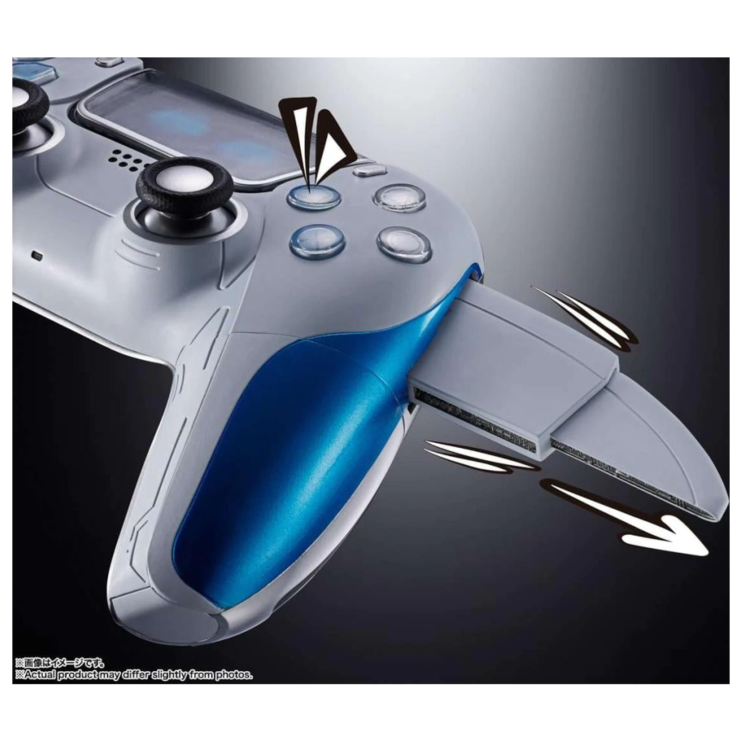 ASTRO BOT Astro Bot & Dual Speeder Figur Chogokin 16 cm Produktfoto