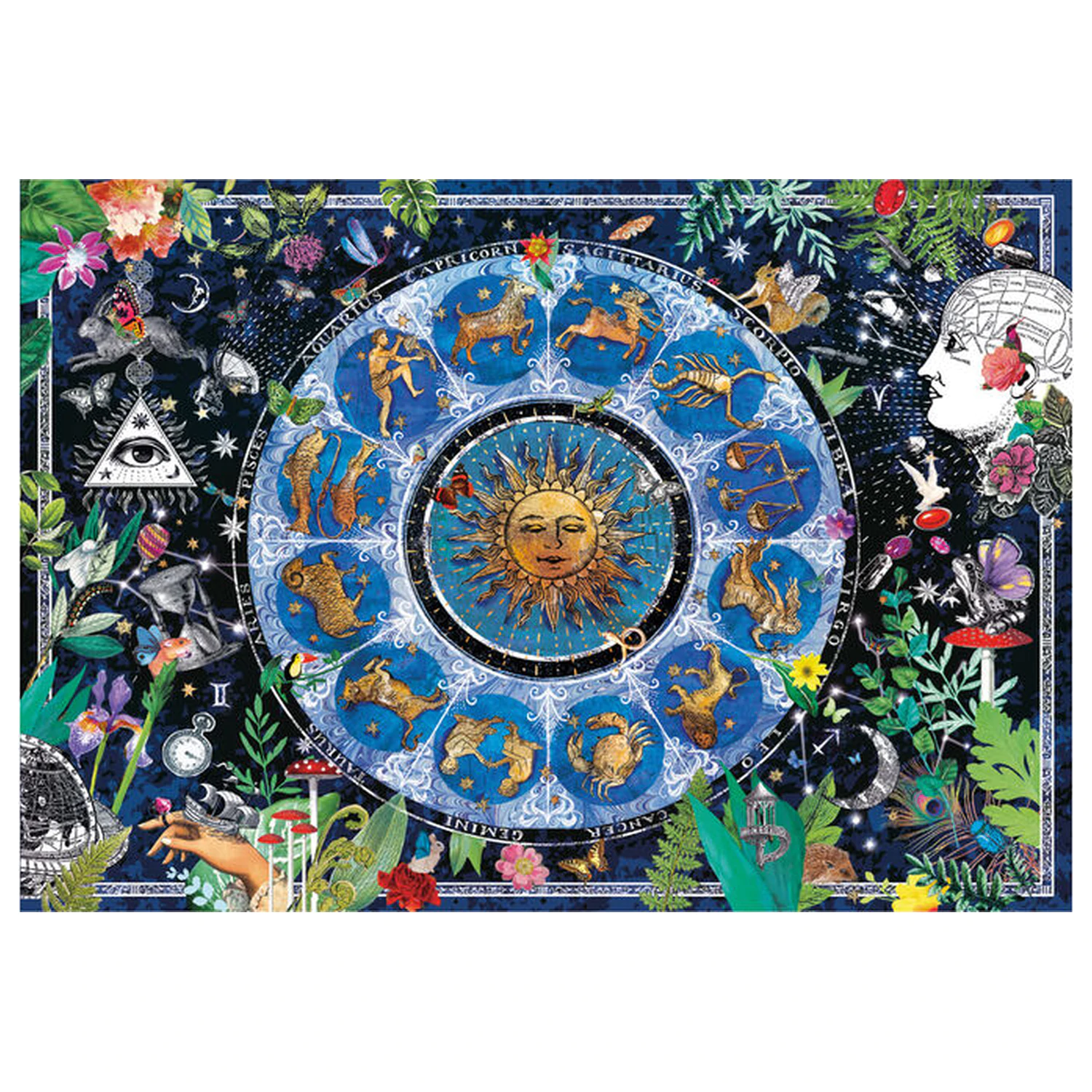 Astrologisches Diagramm Puzzle 1000 Teile Produktfoto