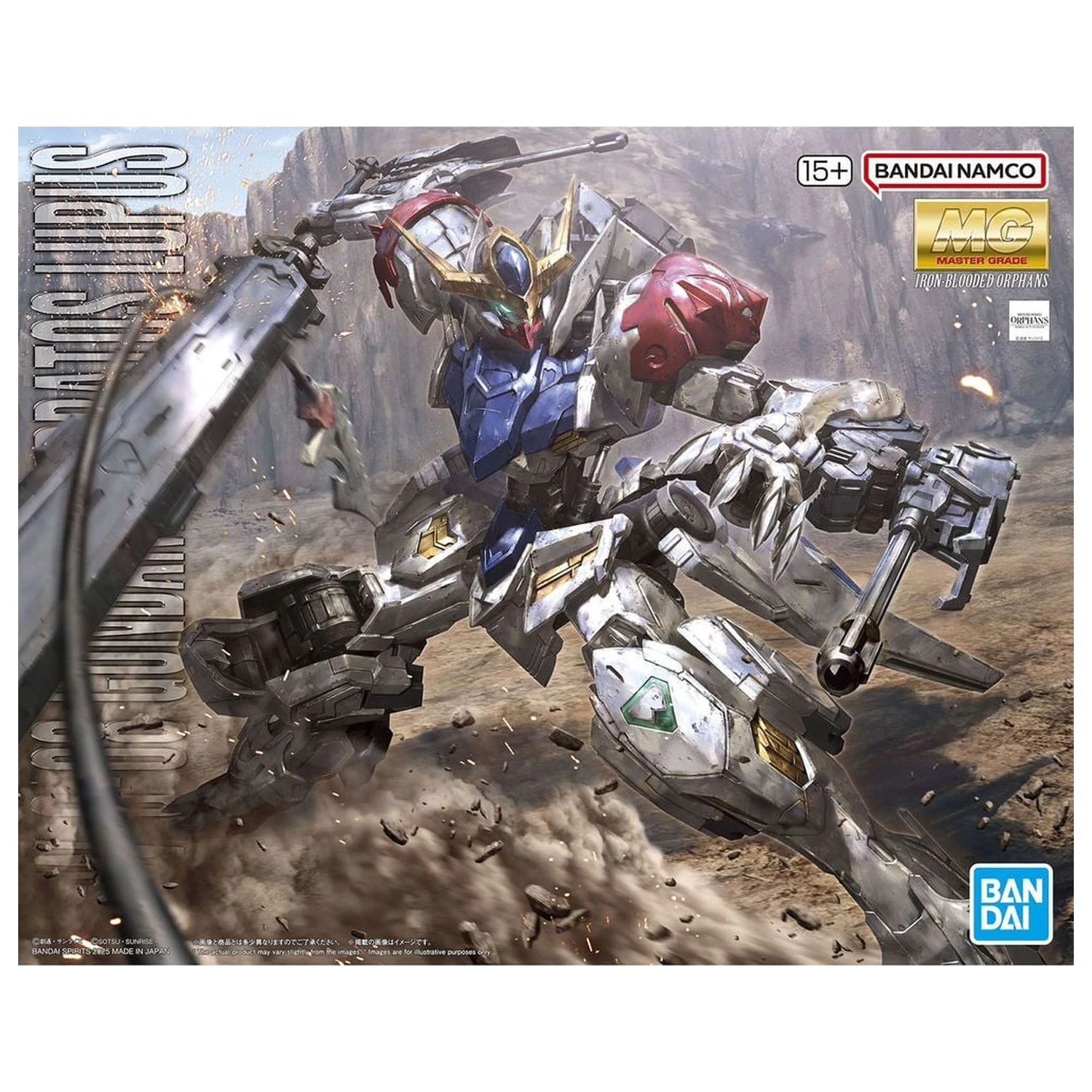 ASW-G-08 Gundam Barbatos Lupus Modelbausatz MG 1/100 Produktfoto