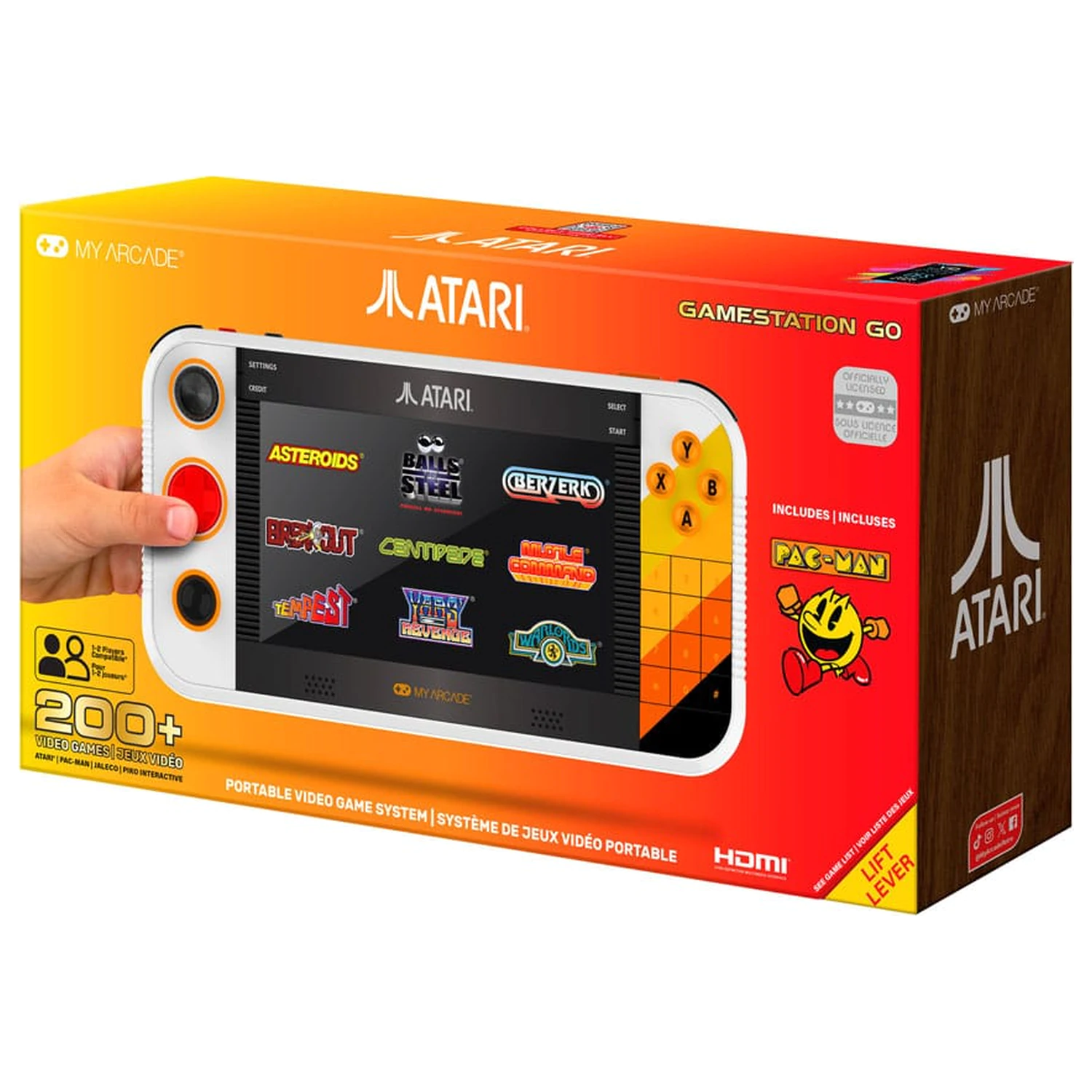 Atari tragbares Gaming System Gamestation Go Produktfoto