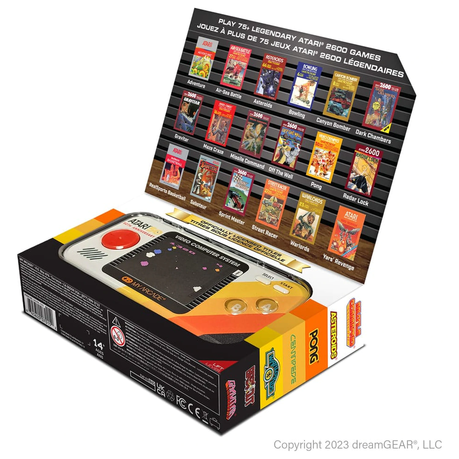 Atari Tragbares Gaming System Pocket Player Pro Produktfoto