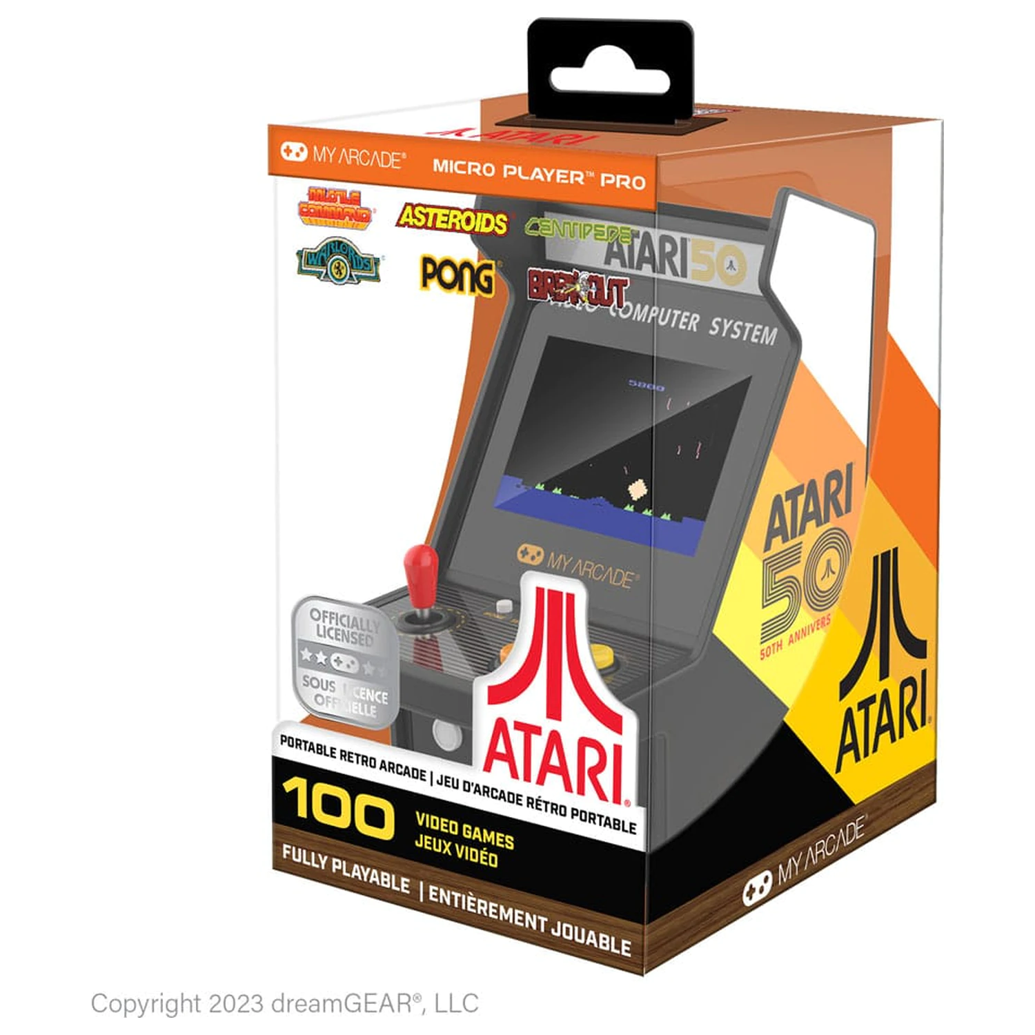 Atari Portable Retro Arcade Micro Player Pro Produktfoto