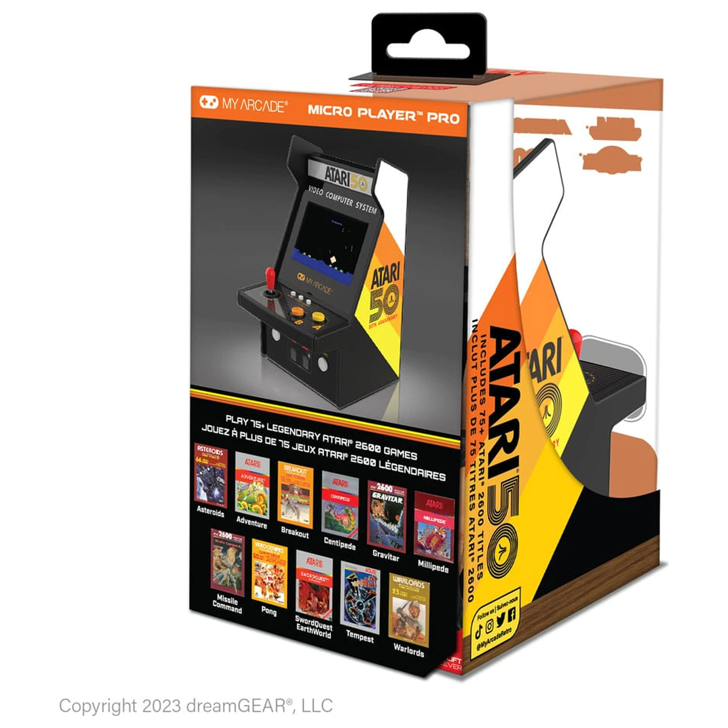 Atari Portable Retro Arcade Micro Player Pro Produktfoto