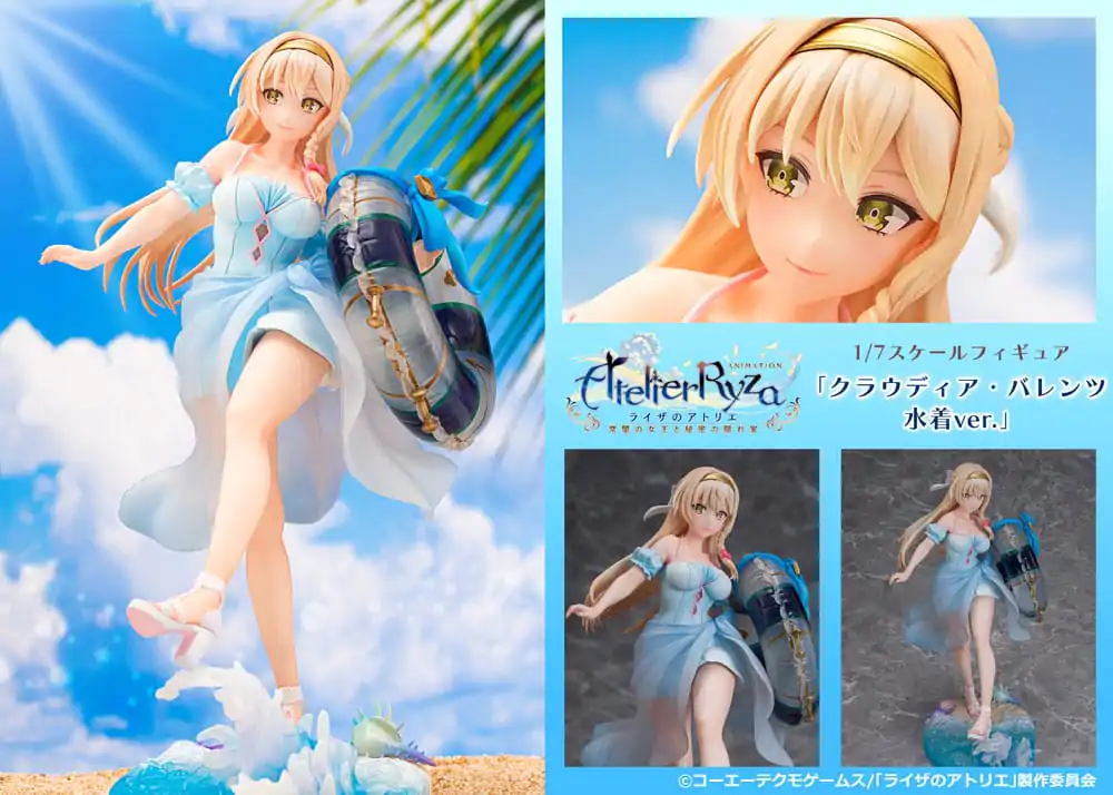 Atelier Ryza: Ever Darkness & the Secret Hideout PVC Statue 1/7 Klaudia Valentz Swimsuit Ver. 25 cm Produktfoto