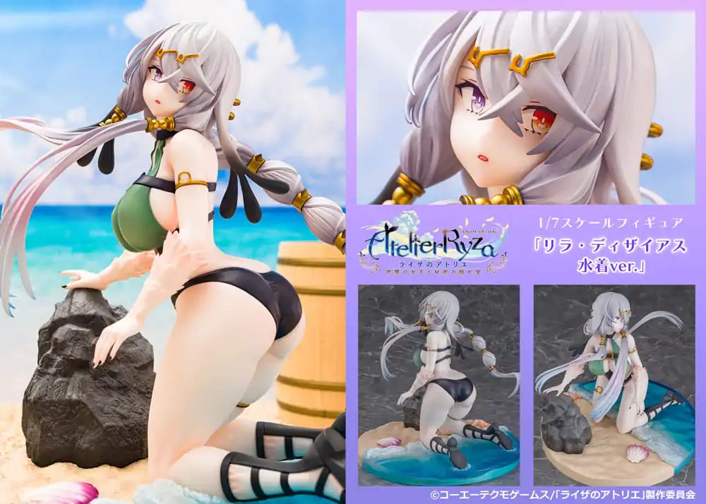 Atelier Ryza: Ever Darkness & the Secret Hideout PVC Statue 1/7 Lila Decyrus Swimsuit Ver. 17 cm Produktfoto