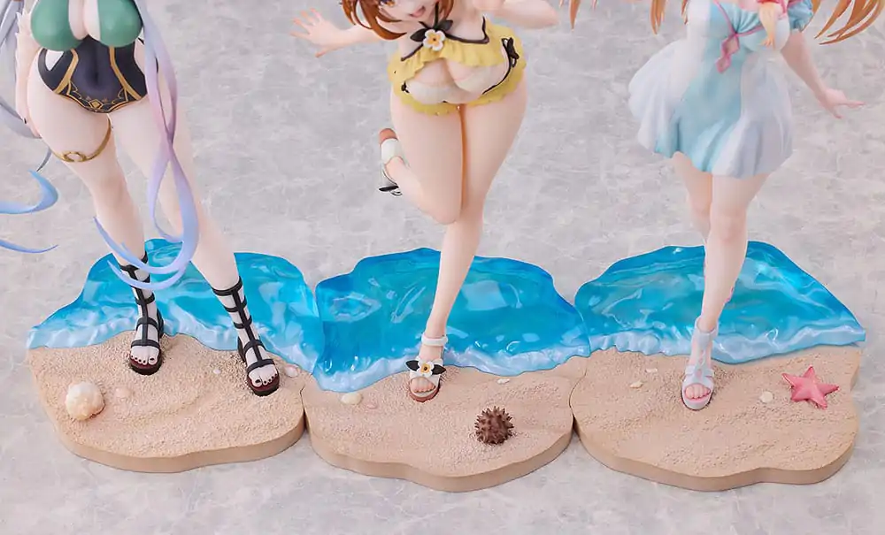 Atelier Ryza: Ever Darkness & the Secret Hideout PVC Statuen 3er-Pack 1/7 Ryza, Klaudia, Lila: Swimsuit Ver. Produktfoto