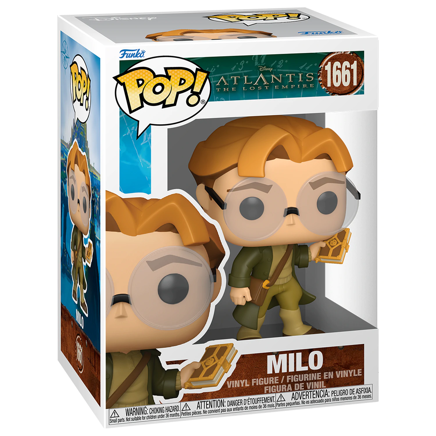 Atlantis: The Lost Empire Funko POP! Vinyl Figur Milo 9 cm Produktfoto