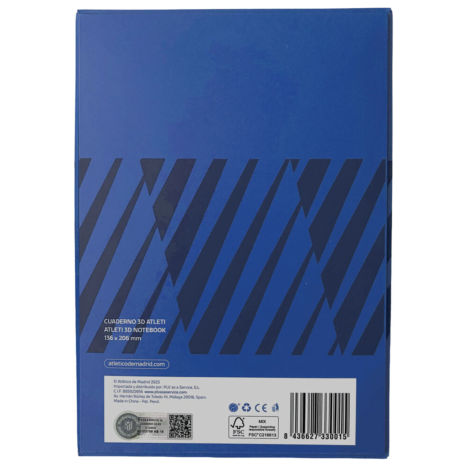 Atletico de Madrid A6 Notizbuch Produktfoto
