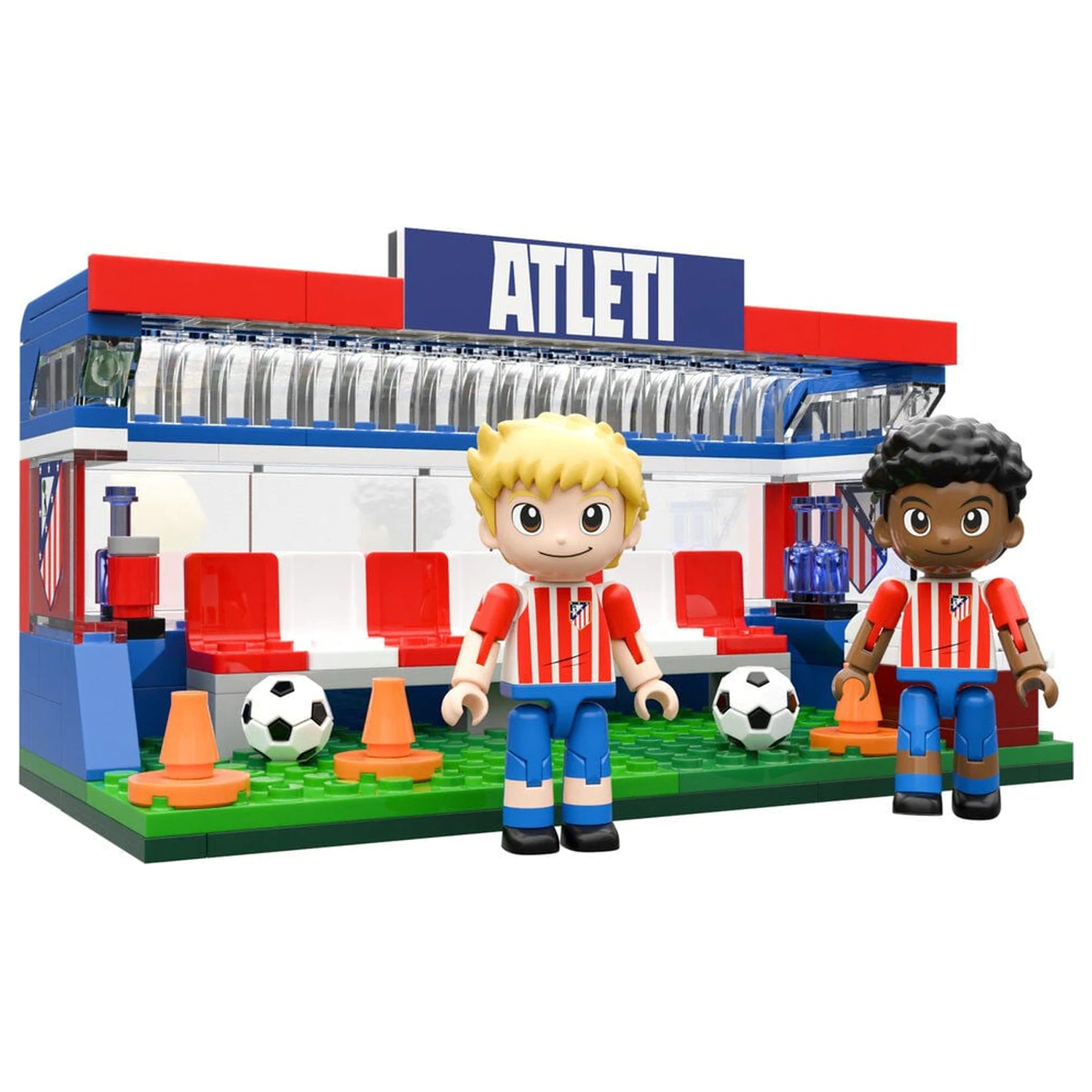 Atletico de Madrid Bank-Set mit Figuren, 184 Teile Produktfoto