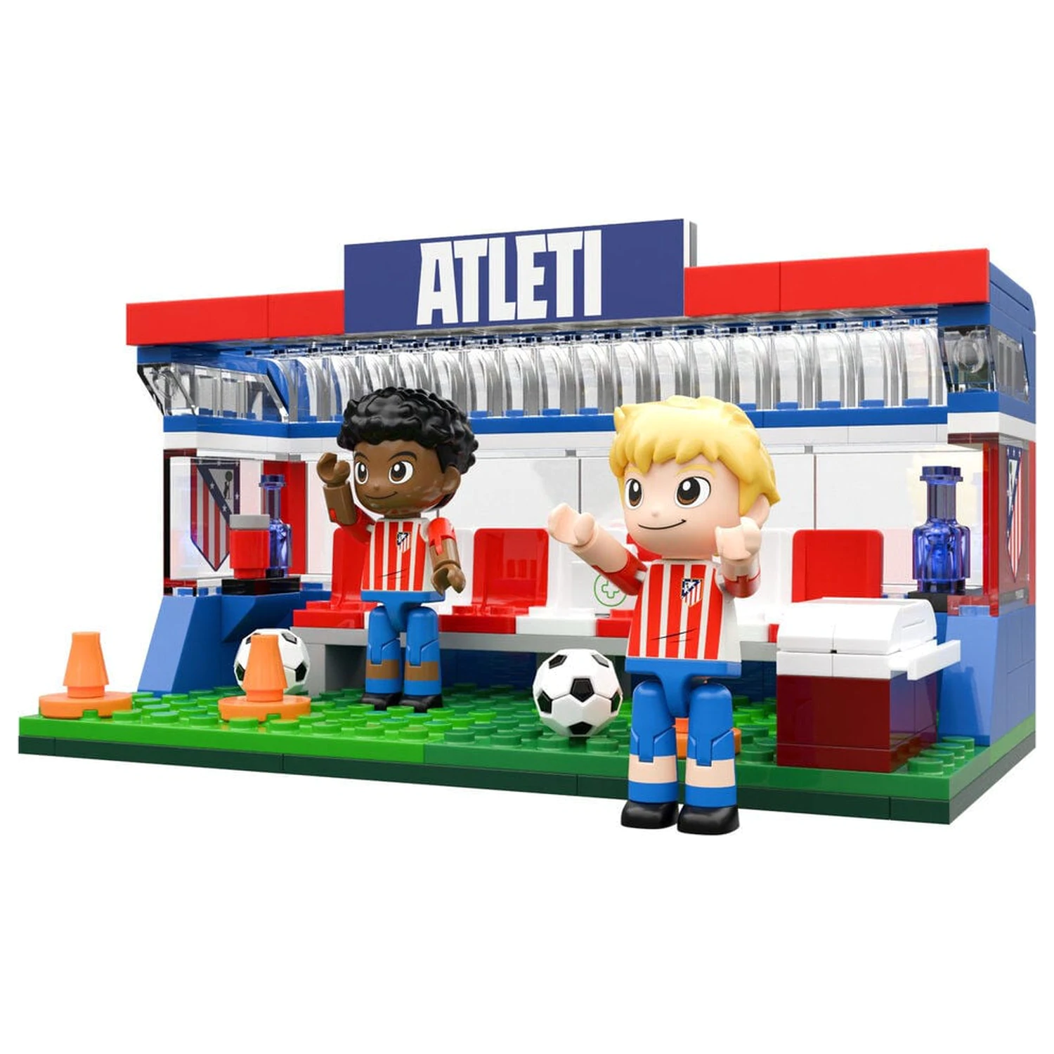 Atletico de Madrid Bank-Set mit Figuren, 184 Teile Produktfoto