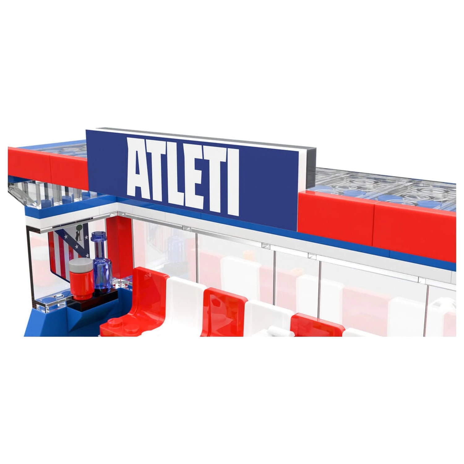 Atletico de Madrid Bank-Set mit Figuren, 184 Teile Produktfoto