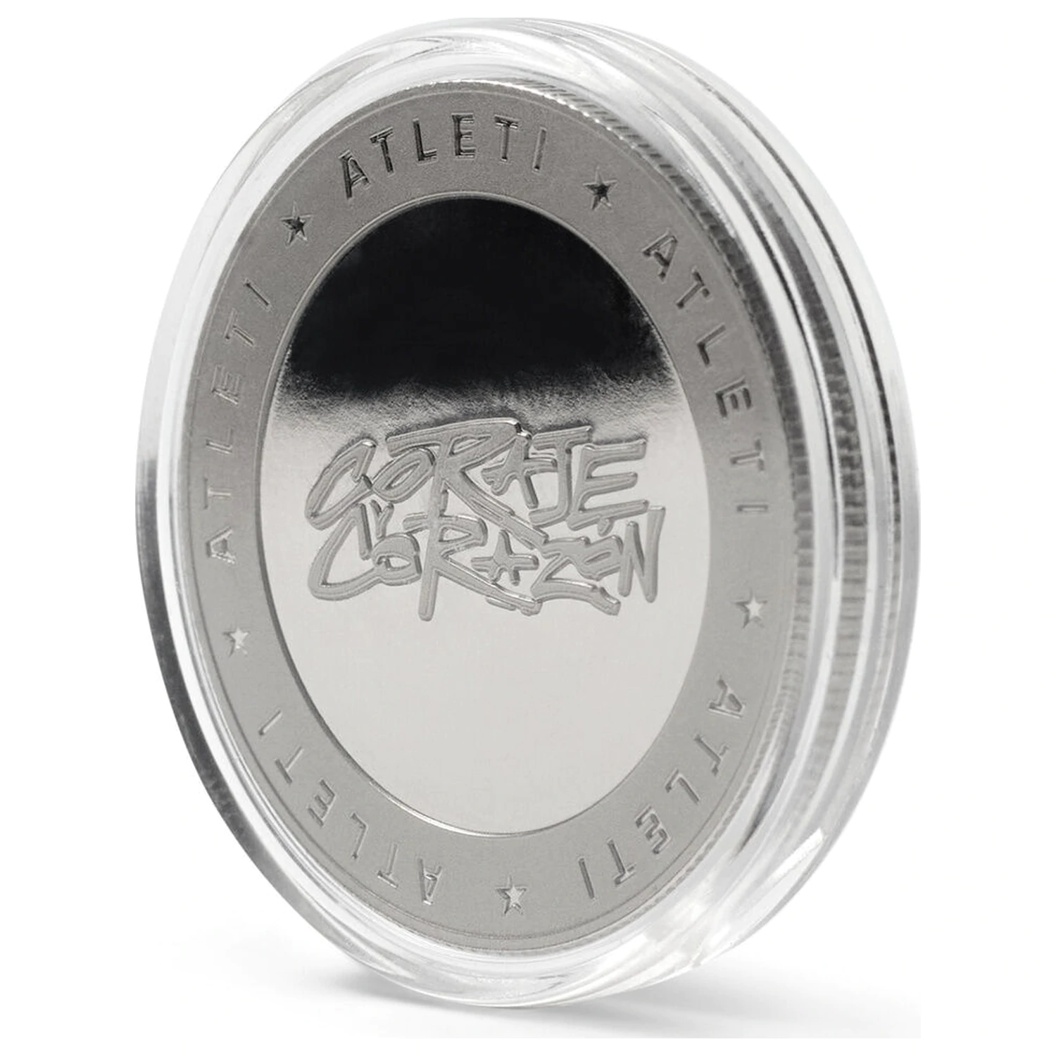 Atletico de Madrid Courage and Heart Gedenkmünze Produktfoto