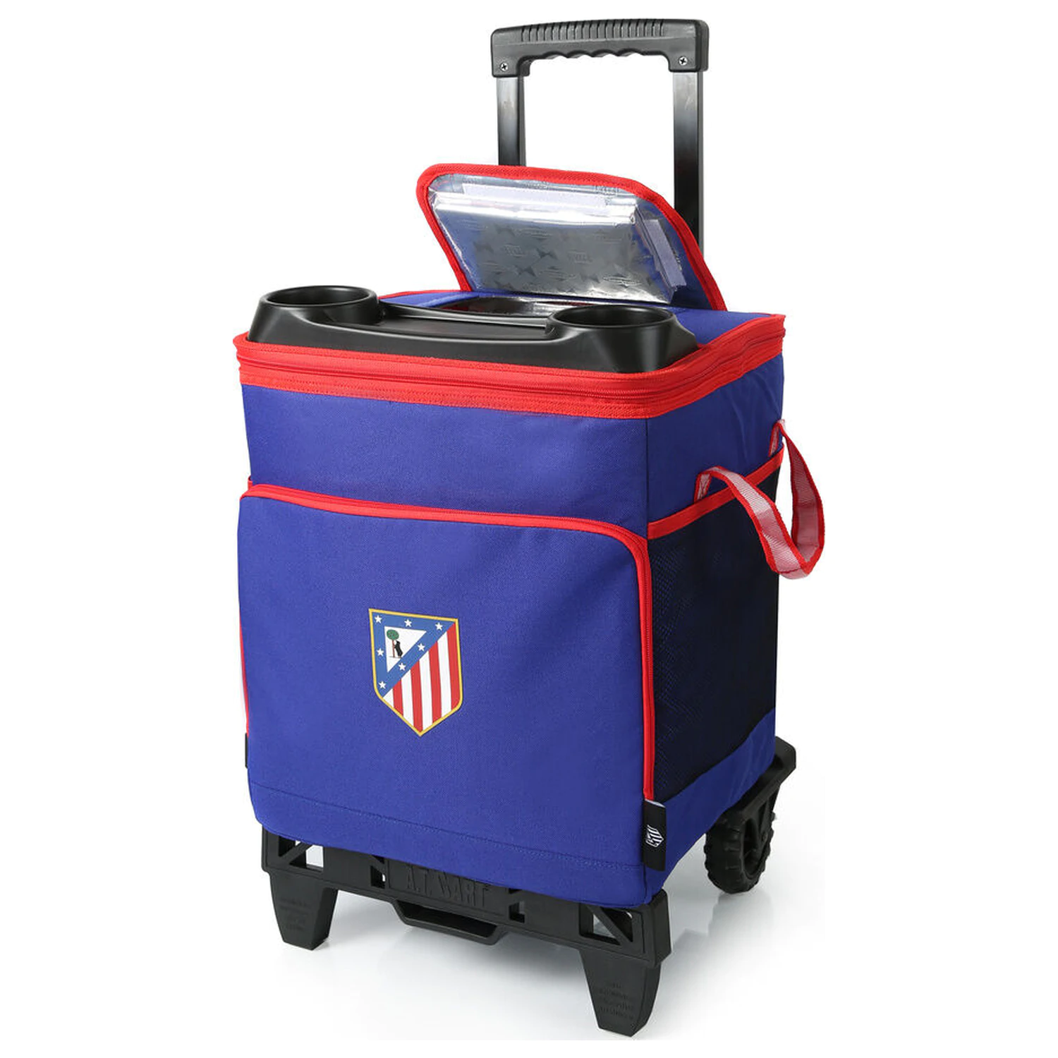 Atletico de Madrid Kühlschrank Rollwagen und Räder Produktfoto