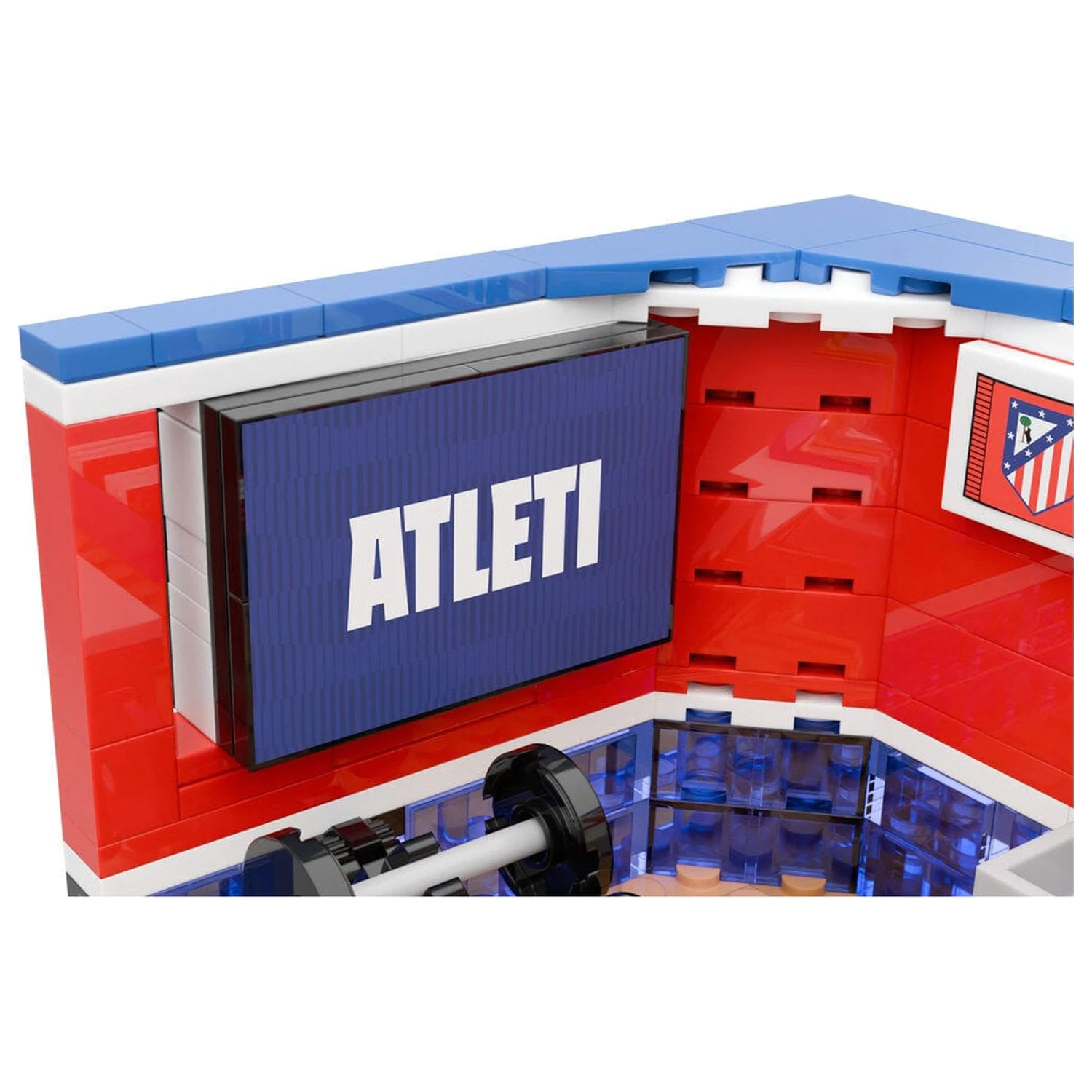 Atletico de Madrid Umkleideraum-Set mit Figur 439 Teile Produktfoto