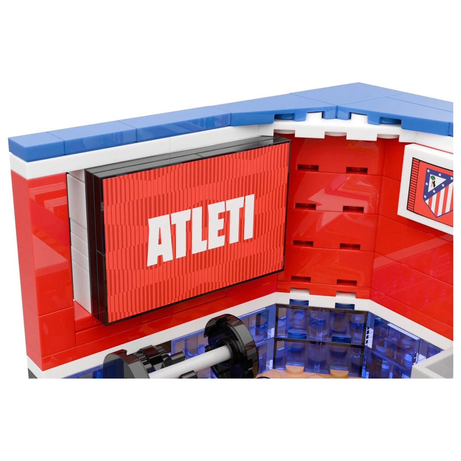 Atletico de Madrid Umkleideraum-Set mit Figur 439 Teile Produktfoto