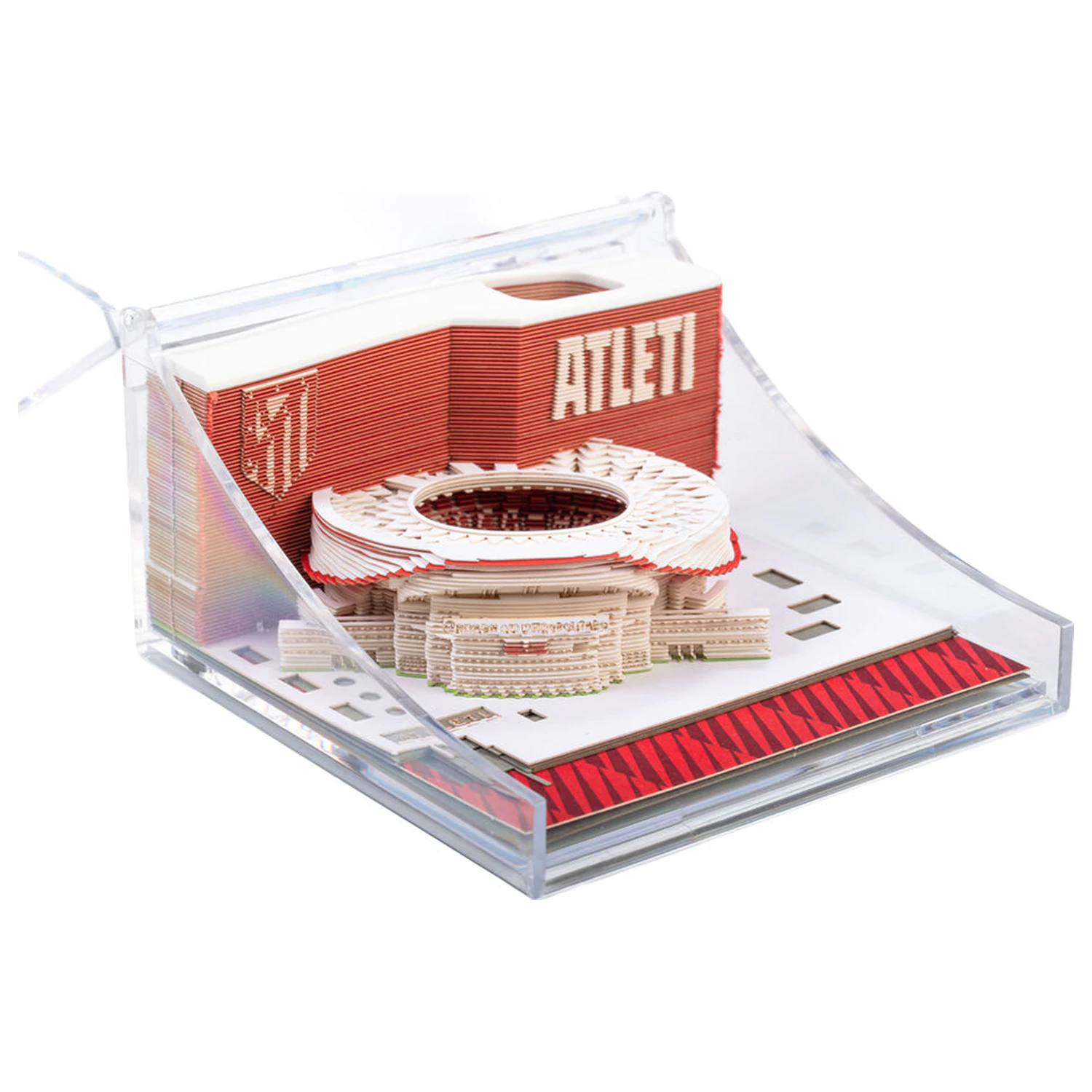 Atletico de Madrid Metropolitano 3D Notizbuch Produktfoto