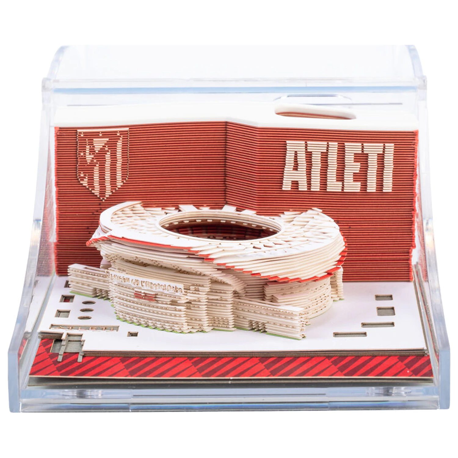 Atletico de Madrid Metropolitano 3D Notizbuch Produktfoto