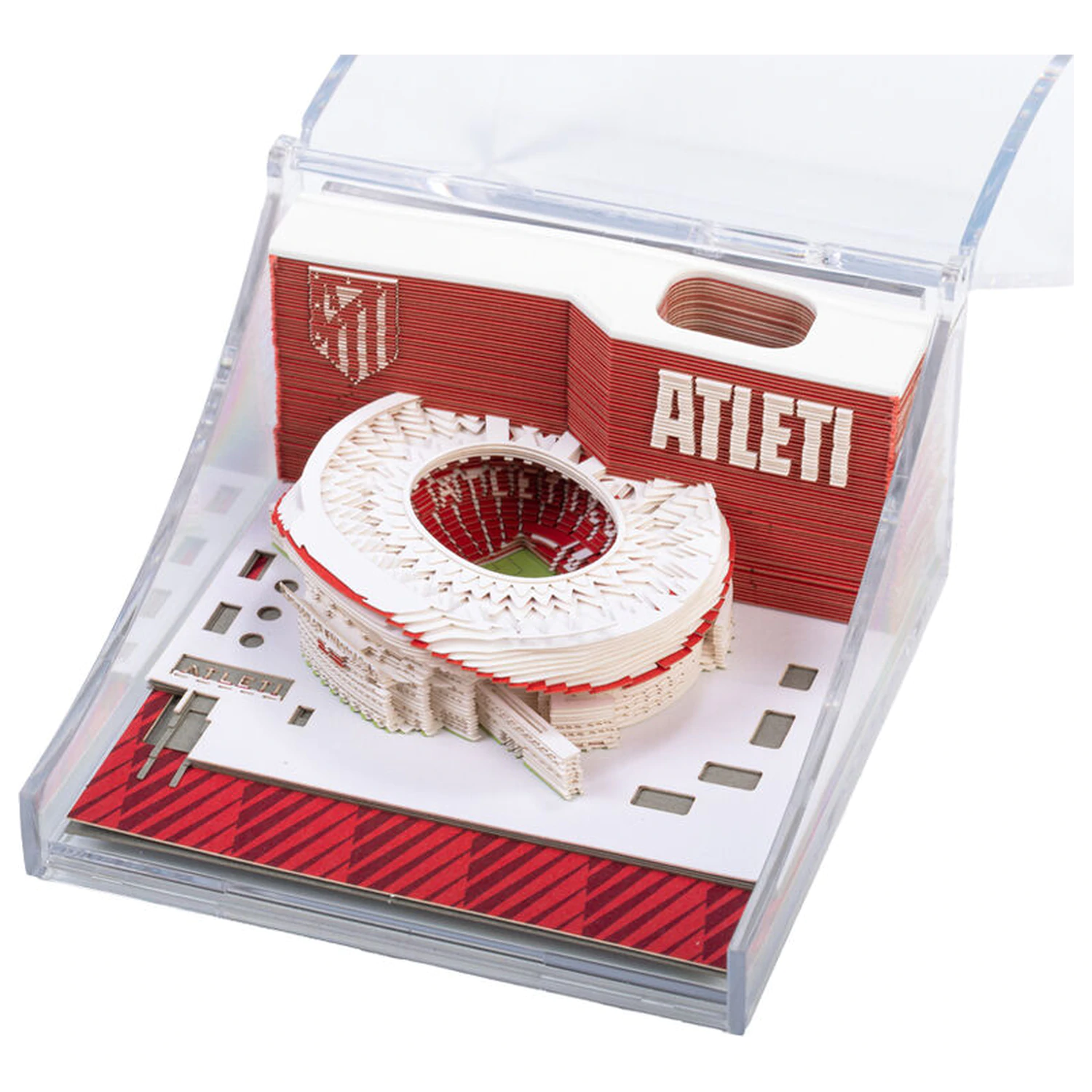 Atletico de Madrid Metropolitano 3D Notizbuch Produktfoto