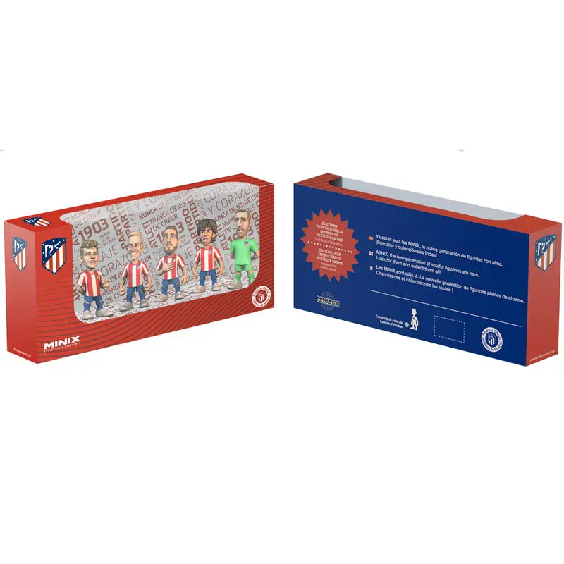 Atletico de Madrid Minix pack 5 Figuren 7cm Produktfoto