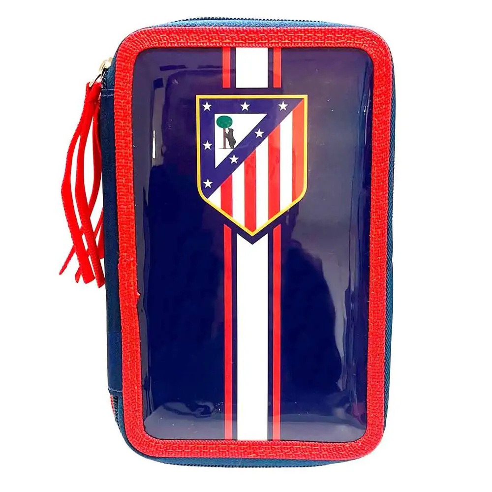 Atletico de Madrid dreifaches Federmäppchen Produktfoto