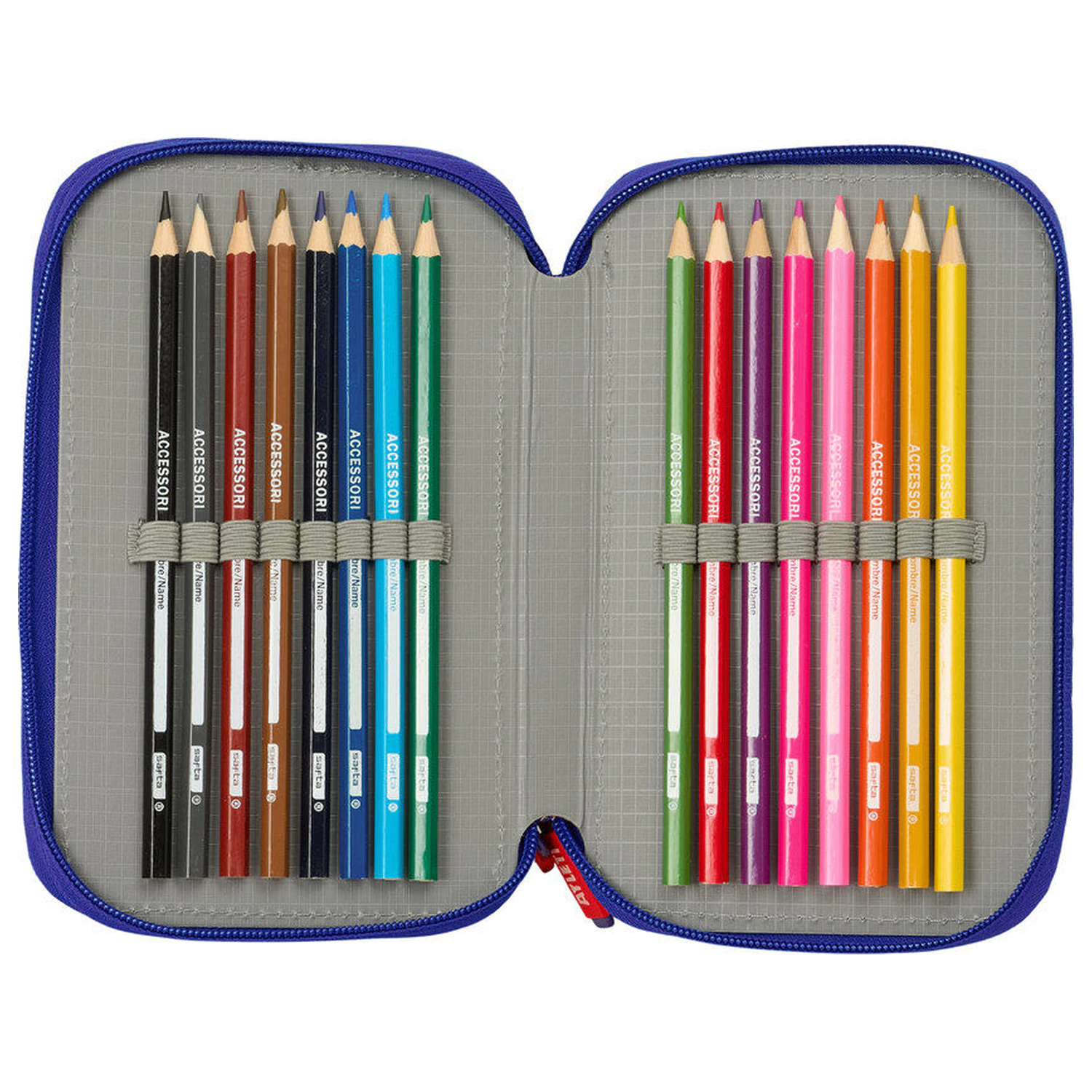 Atletico de Madrid dreifach Federmäppchen 37-teilig Produktfoto