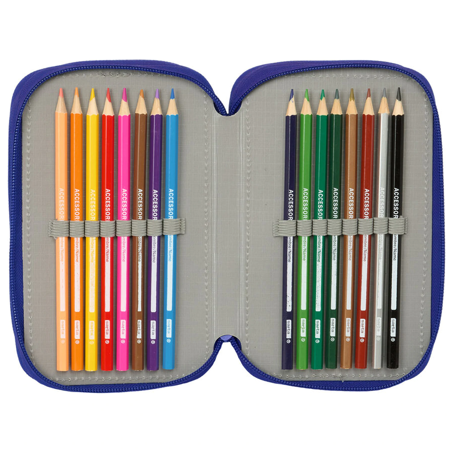 Atletico de Madrid dreifach Federmäppchen 37tlg Produktfoto