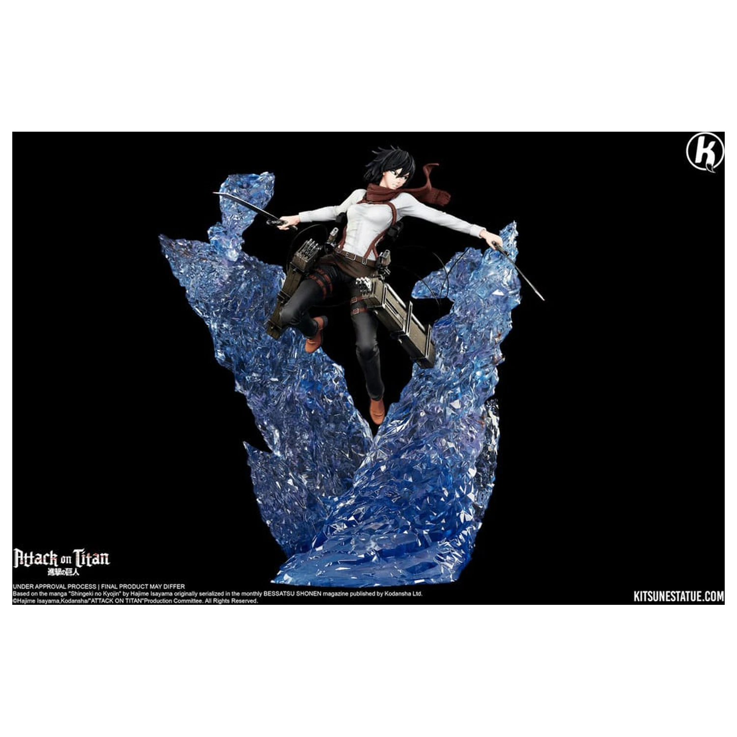 Attack on Titan Statue 1/6 Mikasa Ackerman 39 cm Produktfoto