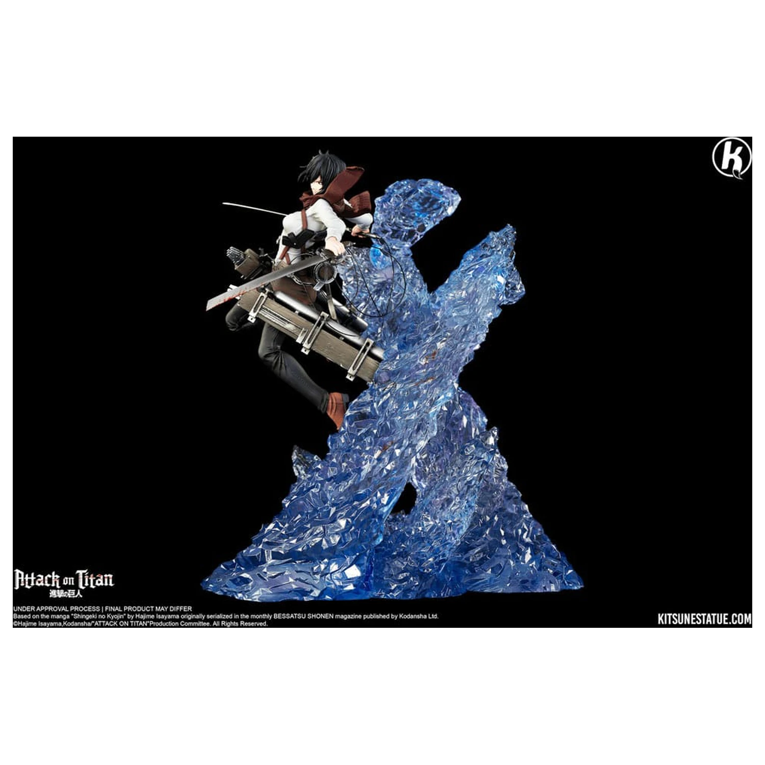 Attack on Titan Statue 1/6 Mikasa Ackerman 39 cm Produktfoto