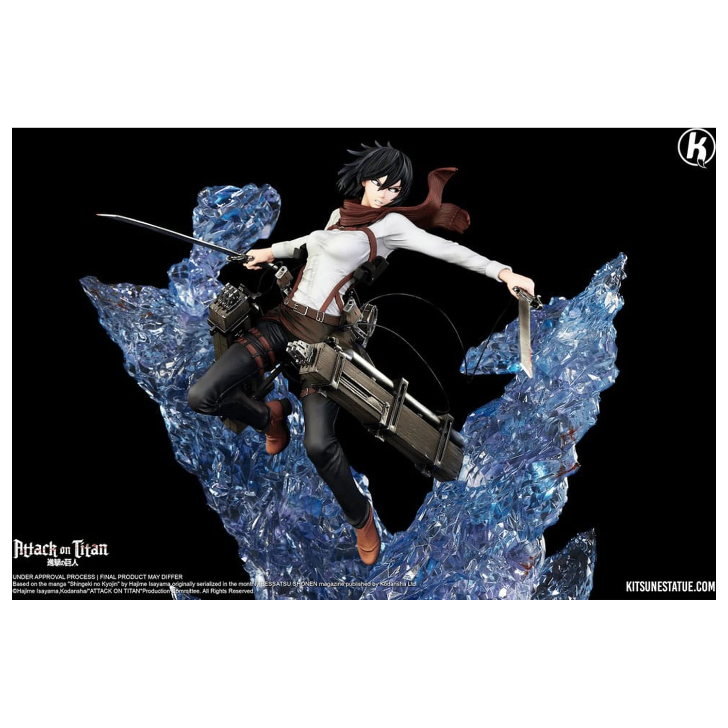 Attack on Titan Statue 1/6 Mikasa Ackerman 39 cm Produktfoto