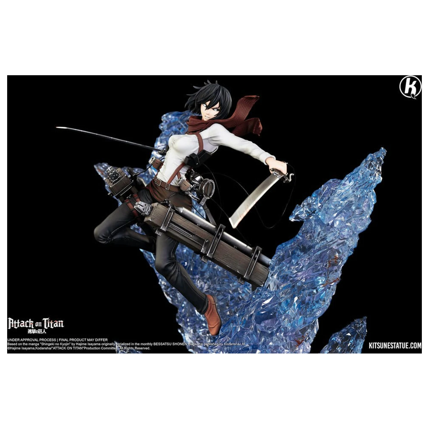 Attack on Titan Statue 1/6 Mikasa Ackerman 39 cm Produktfoto