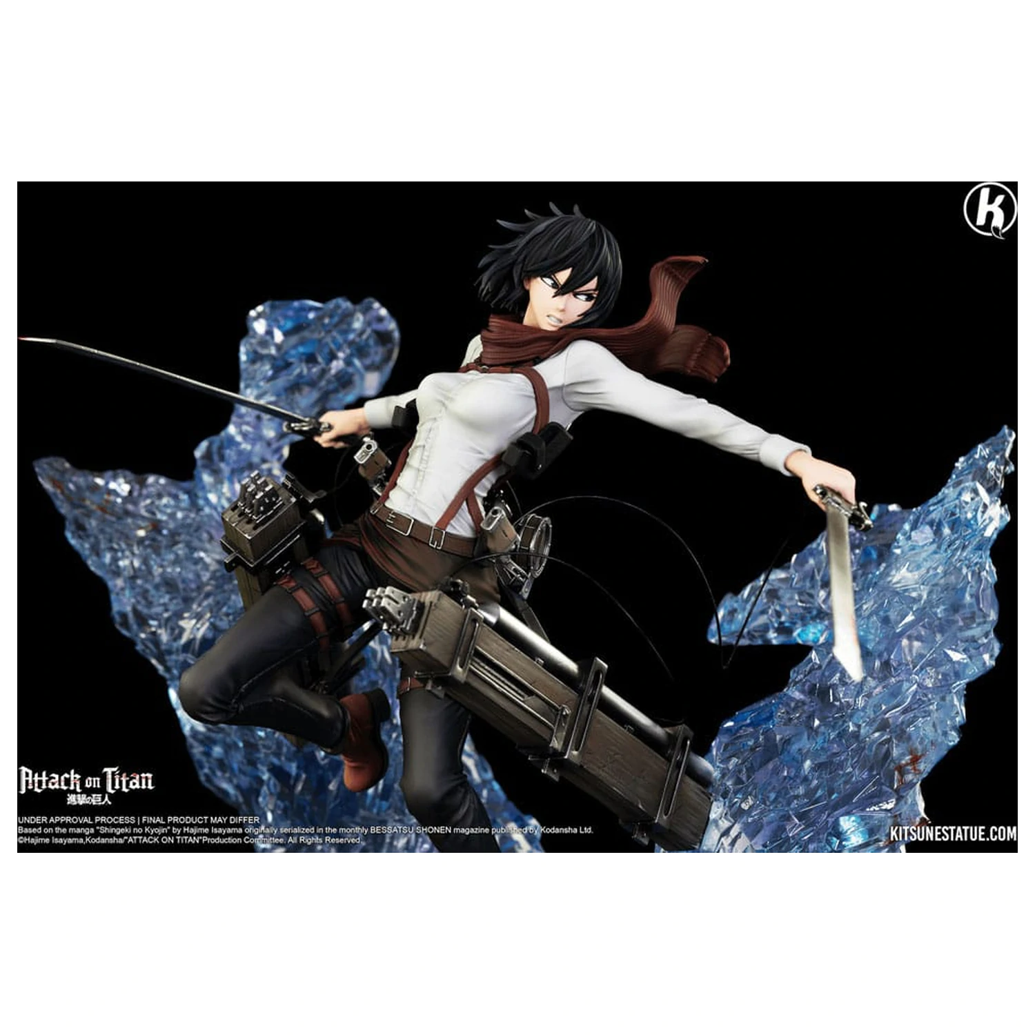Attack on Titan Statue 1/6 Mikasa Ackerman 39 cm Produktfoto