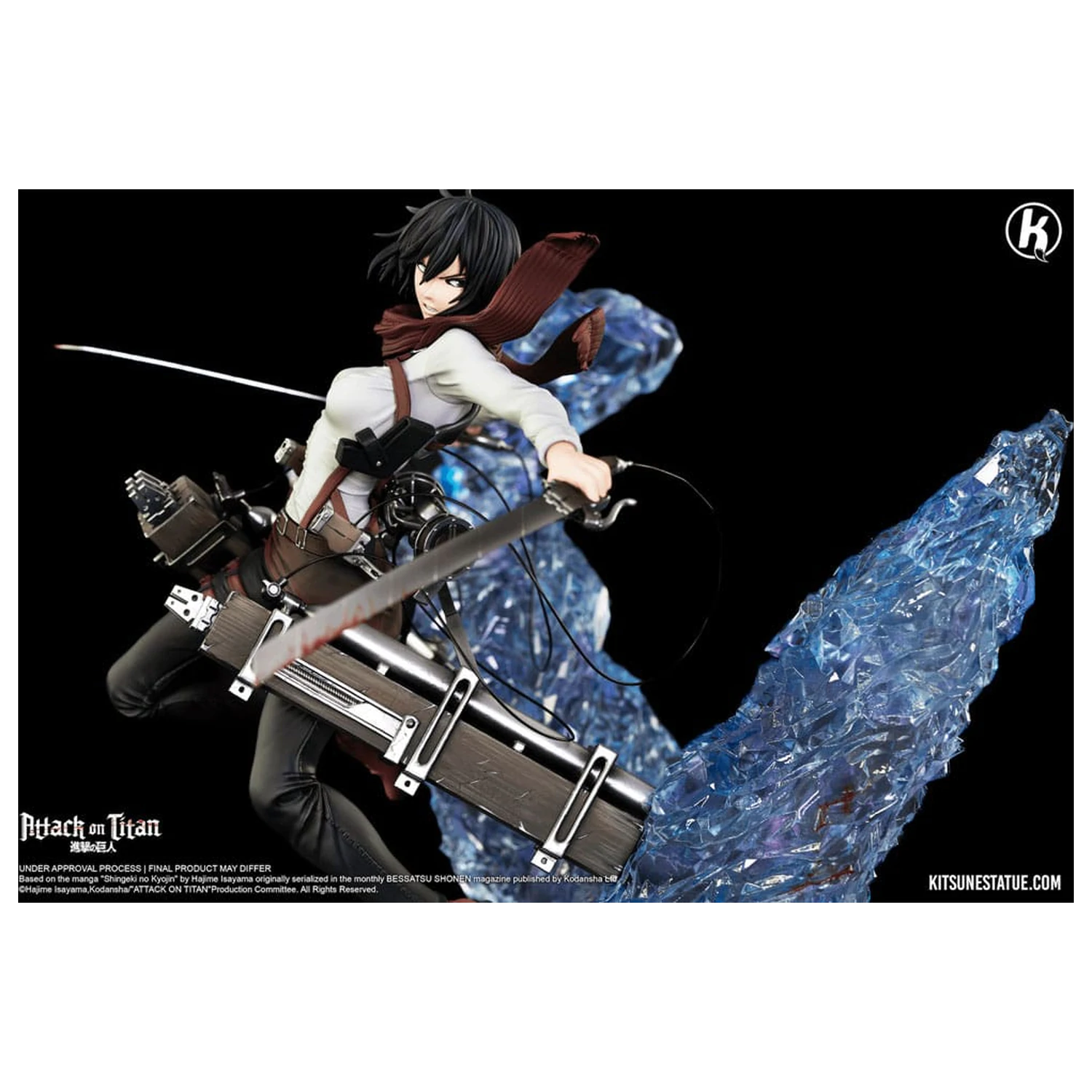 Attack on Titan Statue 1/6 Mikasa Ackerman 39 cm Produktfoto