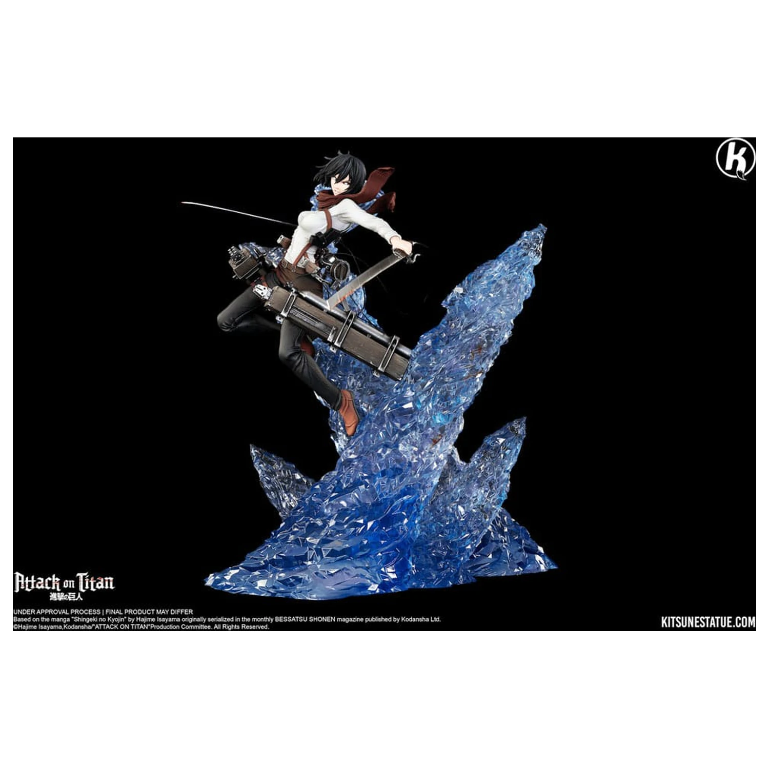 Attack on Titan Statue 1/6 Mikasa Ackerman 39 cm Produktfoto