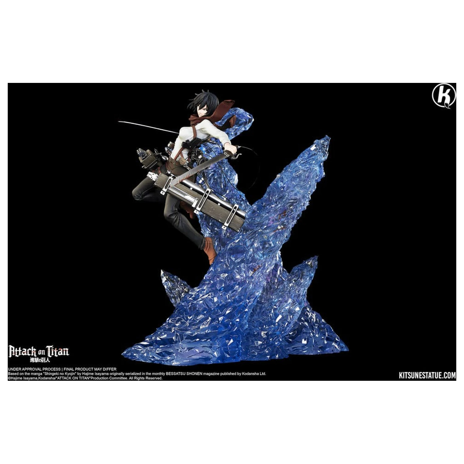 Attack on Titan Statue 1/6 Mikasa Ackerman 39 cm Produktfoto
