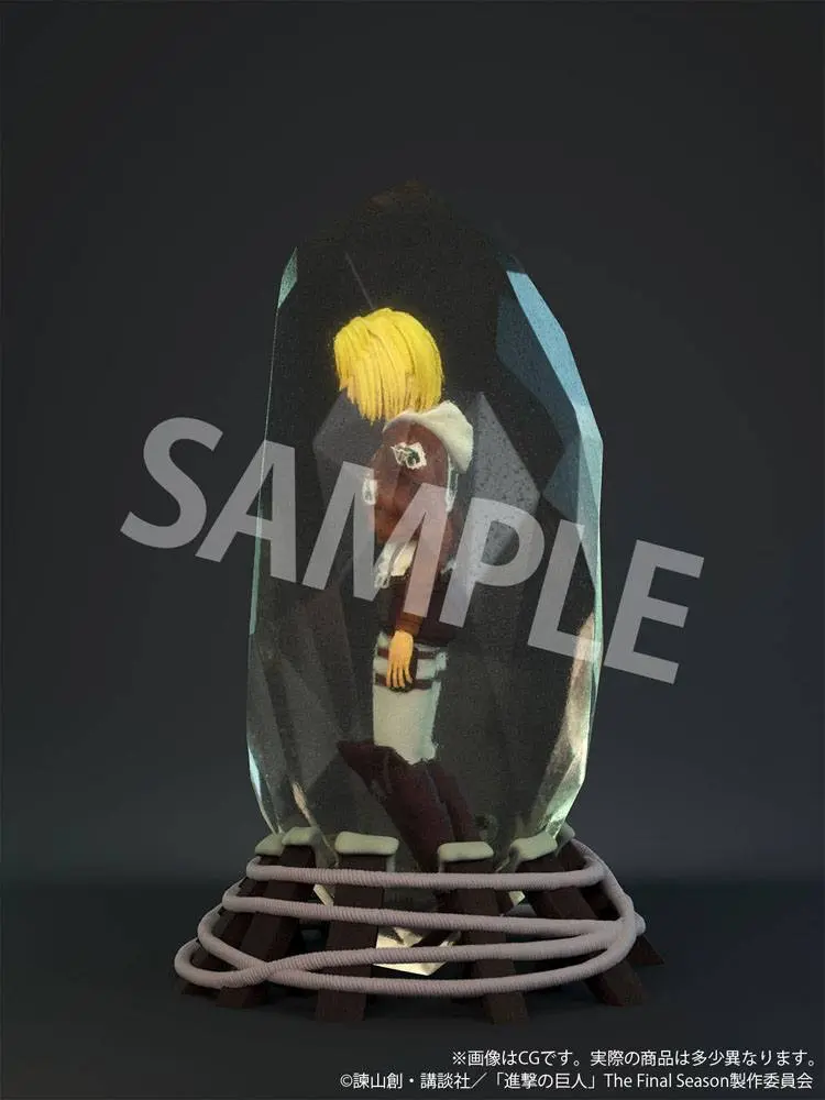 Attack on Titan 3D Crystal Statue Annie Leonhart 10 cm Produktfoto