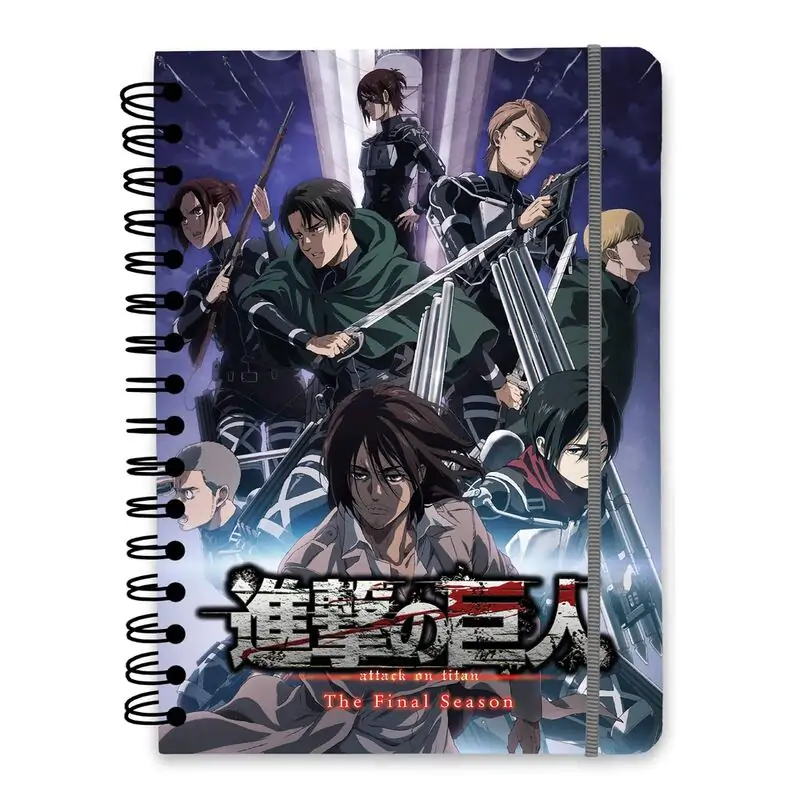 Attack on Titan A5 Notizbuch termékfotó