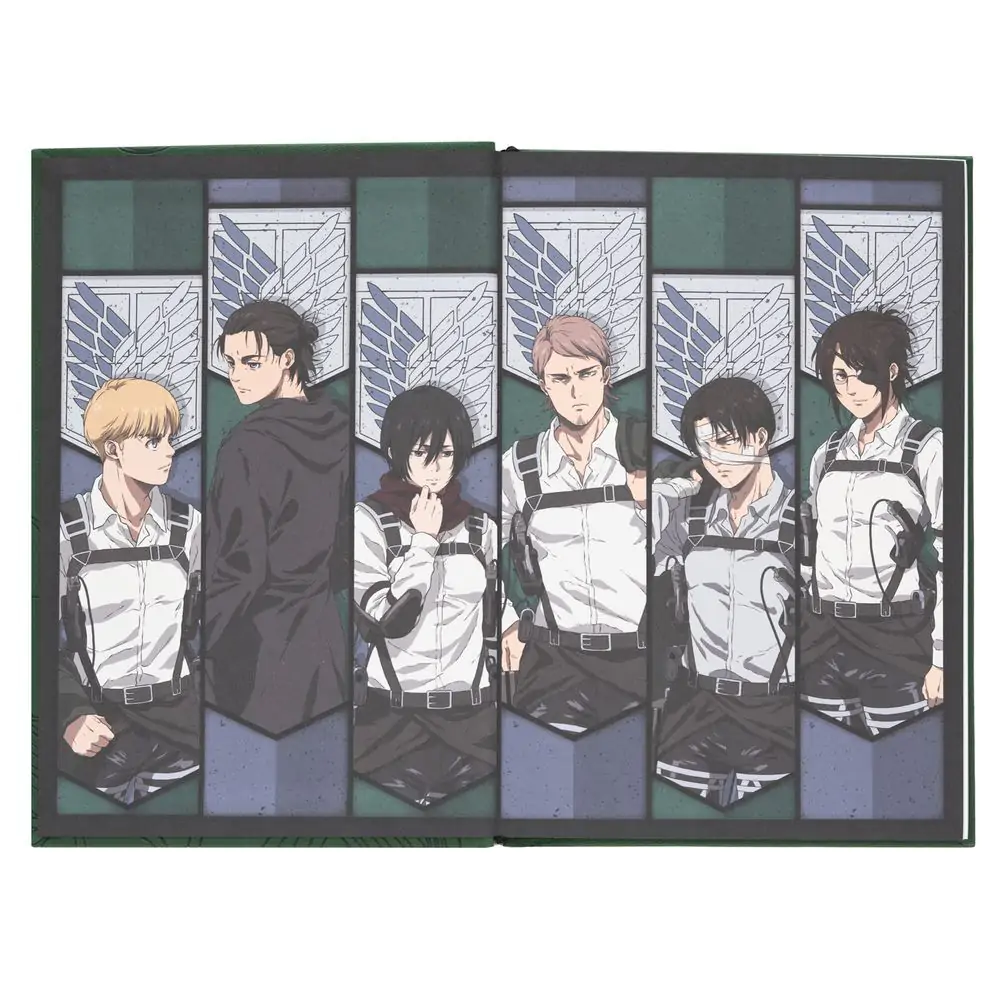 Attack on Titan A5 Premium Notizbuch Produktfoto