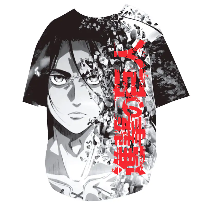 Attack on Titan All Over Group Shot T-shirt Produktfoto
