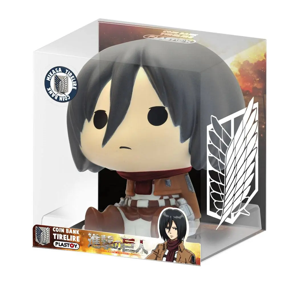 Attack on Titan Chibi Spardose Mikasa 16 cm termékfotó