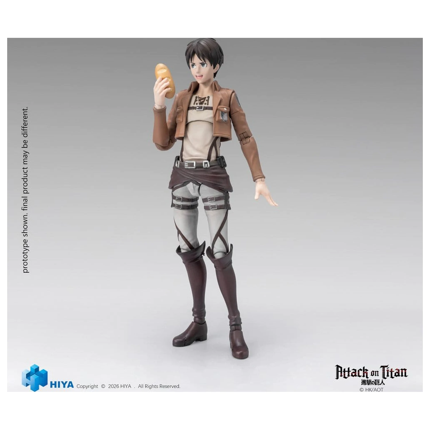 Attack on Titan Exquisite Basic Series Actionfigur 1/12 Eren Yeager 15 Zentimeter Produktfoto