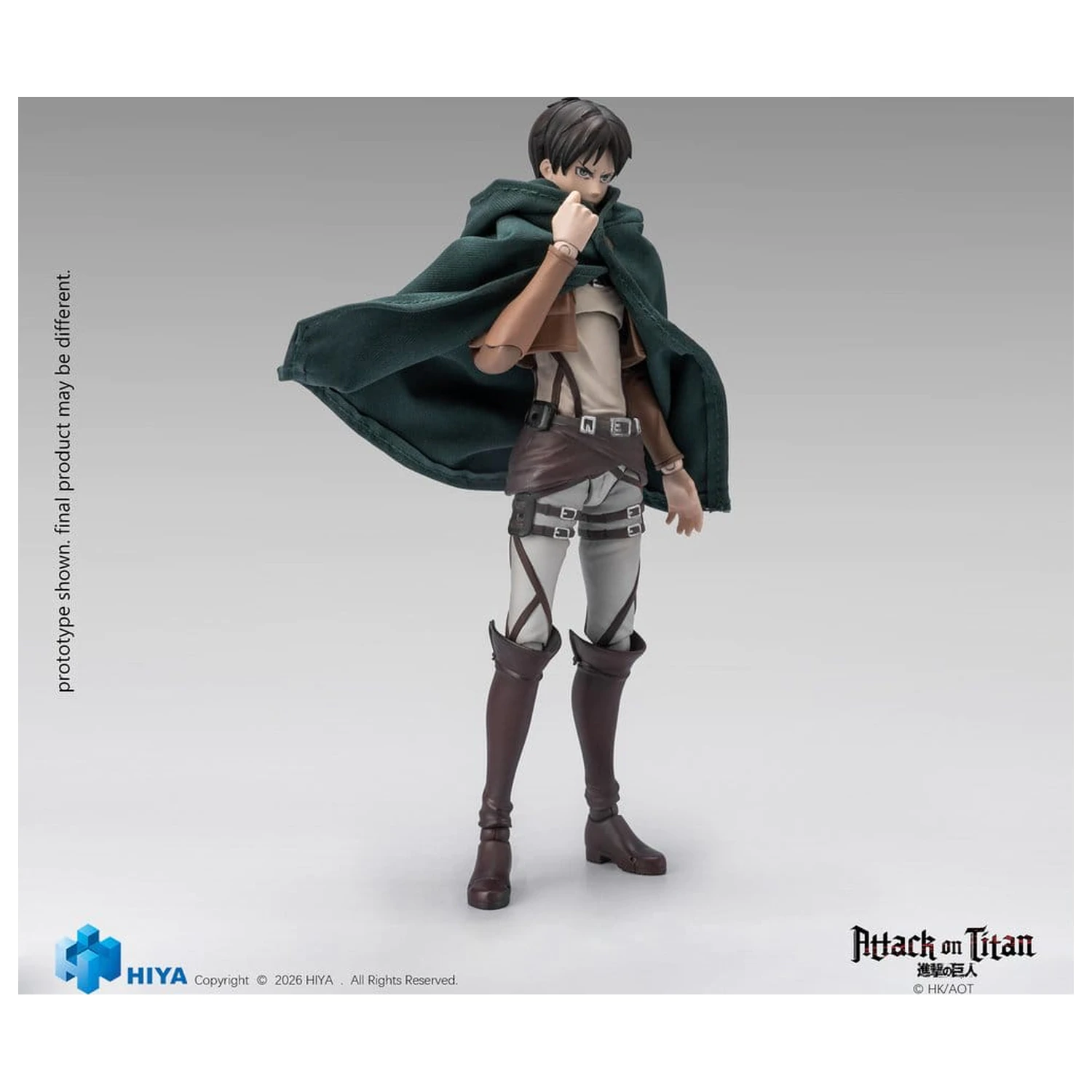 Attack on Titan Exquisite Basic Series Actionfigur 1/12 Eren Yeager 15 Zentimeter Produktfoto