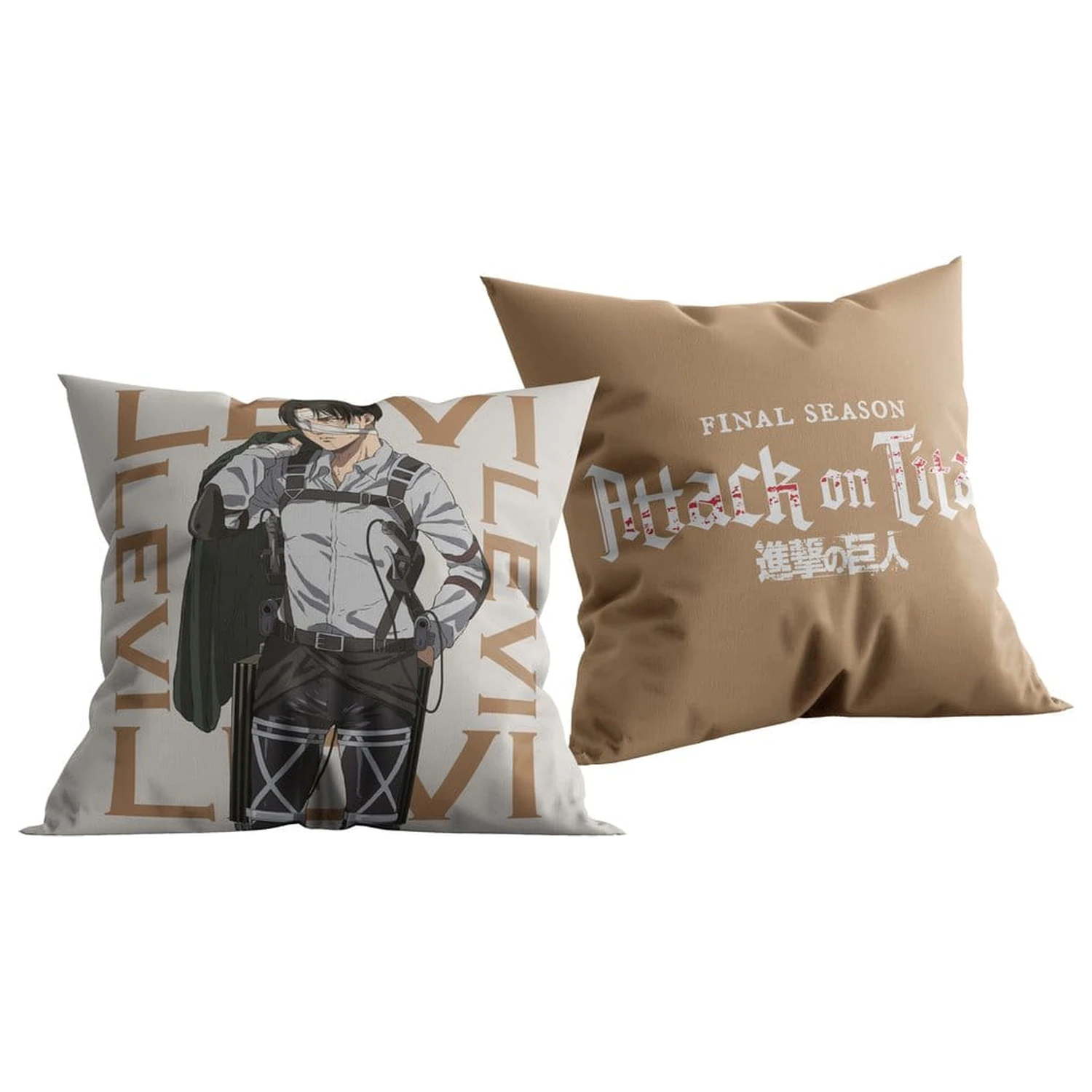 Attack on Titan (Final Season) Kissen Levi 40x40 cm Produktfoto