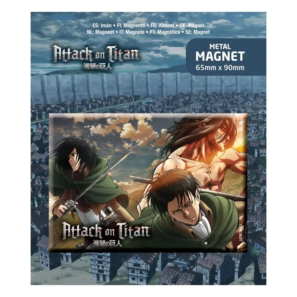 Attack on Titan Kühlschrankmagnet Trio Produktfoto