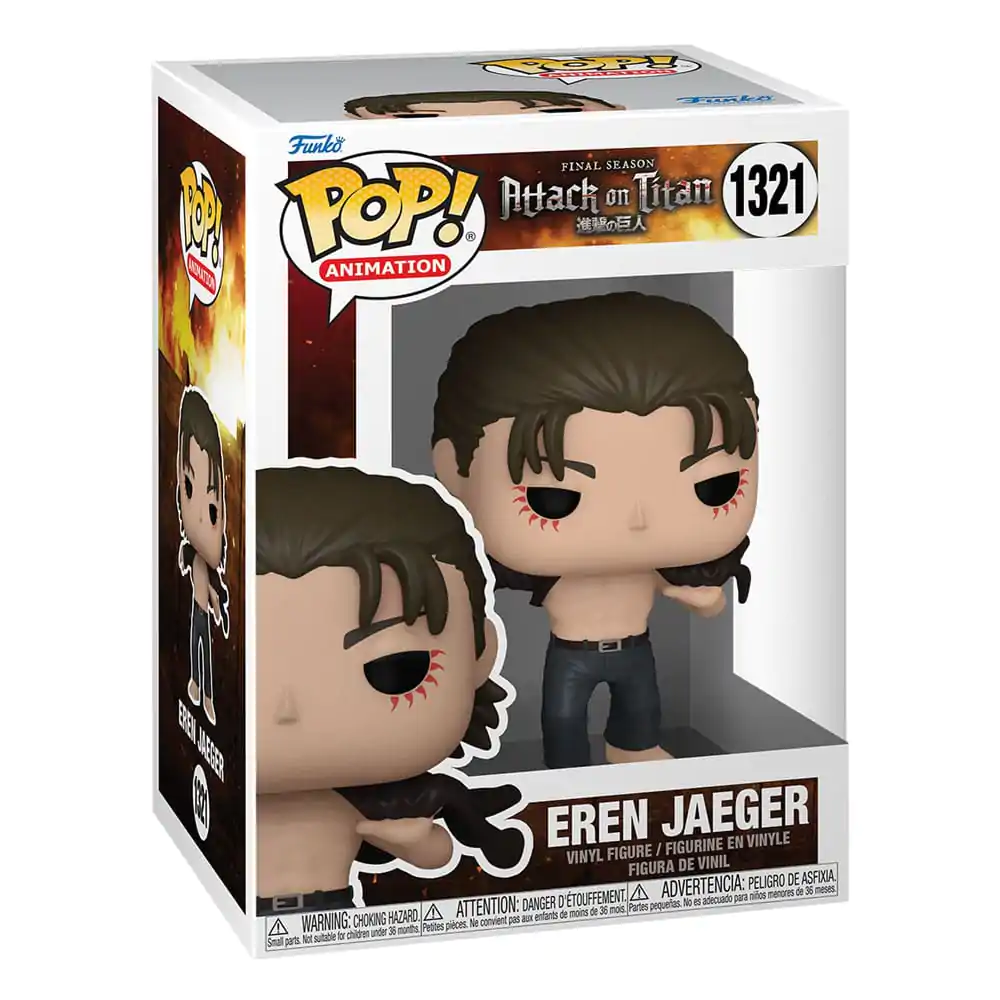 Attack on Titan POP! Animation Vinyl Figur Eren Jeager 9 cm termékfotó