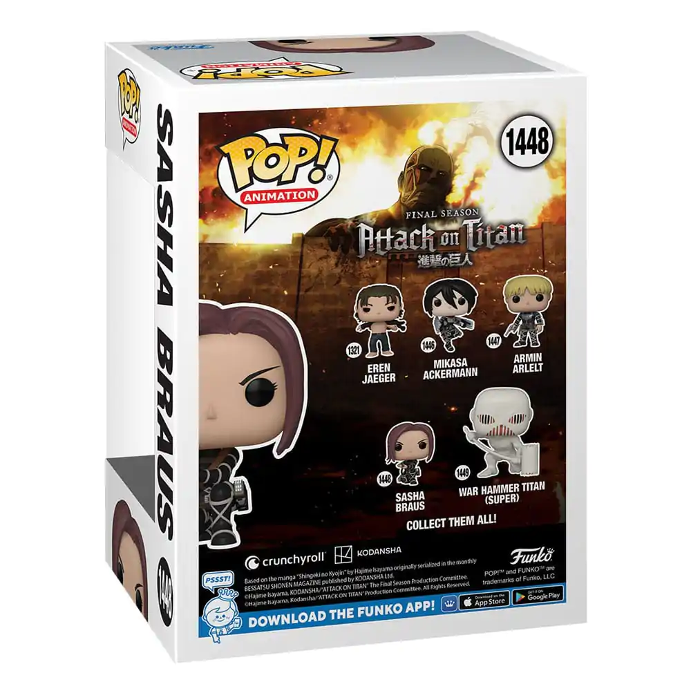 Attack on Titan POP! Animation Vinyl Figur Sasha 9 cm termékfotó