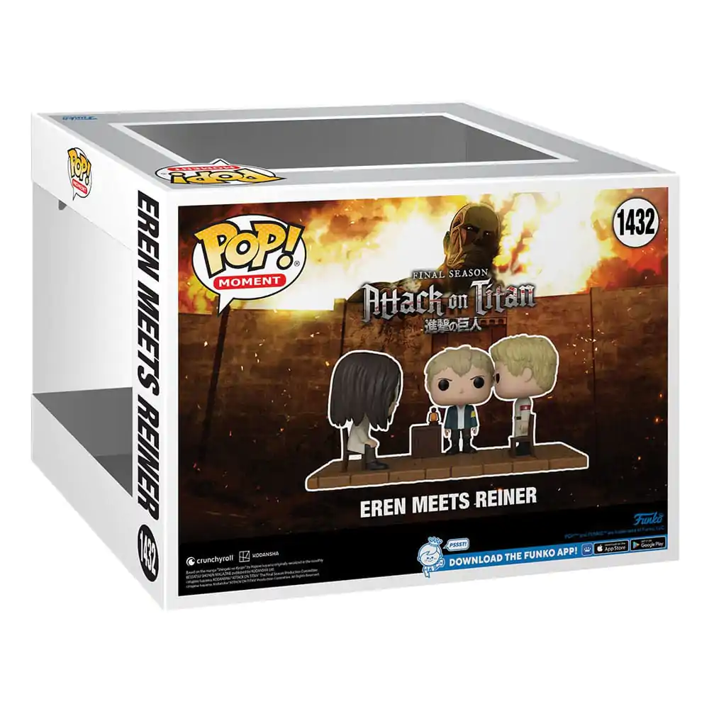 Attack on Titan POP! Moment Vinyl Figuren Eren meets Reiner 9 cm termékfotó