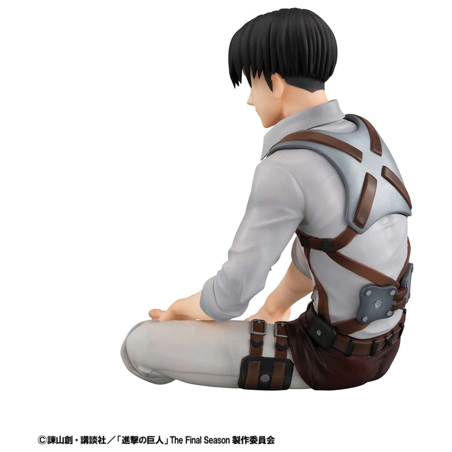 Attack on Titan G.E.M. Series PVC Figuren 2er-Pack Eren Yeager & Squad Captain Levi Palm Size Produktfoto