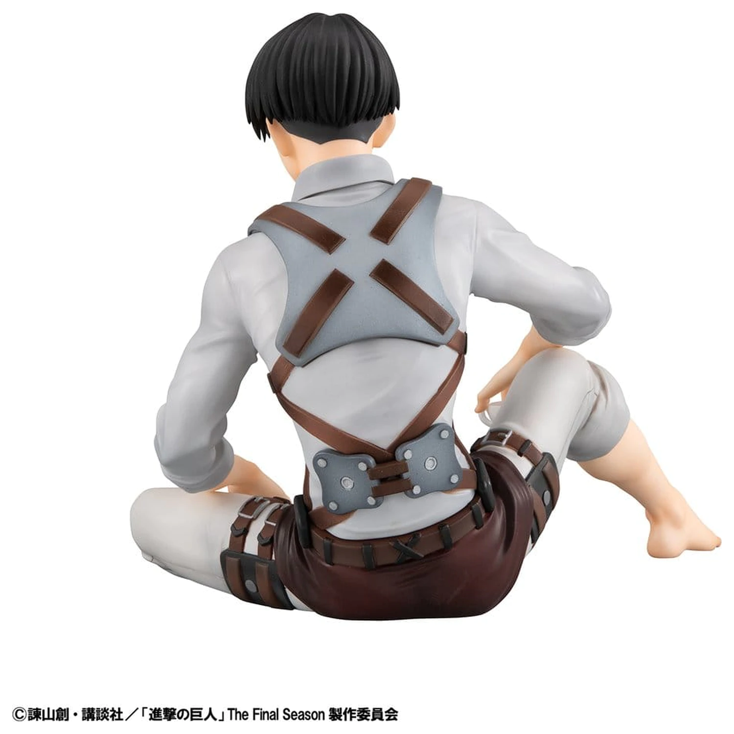 Attack on Titan G.E.M. Series PVC Figuren 2er-Pack Eren Yeager & Squad Captain Levi Palm Size Produktfoto